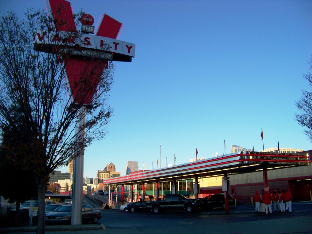 The Varsity in Atlanta: A Place That Would Serve Blacks in 1954, Outside. | S.K. Nicholls